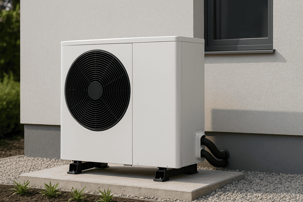 Montaż powietrznej pompy ciepła w Wieliczce